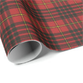 Papier Cadeau Tartan écossais moderne et moderne (Coin rond)