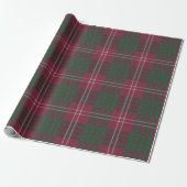 Papier Cadeau Tartan écossais original de Crawford (Déroulé)