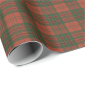 Papier Cadeau Tartan écossais original de Livingston (Coin rond)