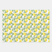 Papier cadeau tartan jaune citron vert (Devant 2)