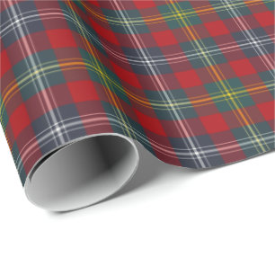 Papier Cadeau Tartan moderne de clan adoptif