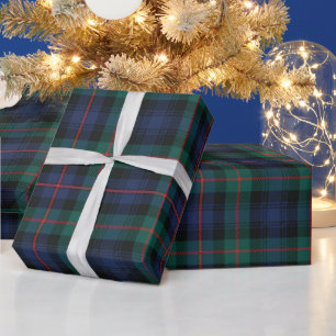 Papier Cadeau Tartan Murray d'Atholl Plaid Écossais
