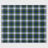 Papier Cadeau Tartan noir de mode de montre (Plat)