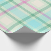 Papier Cadeau Tartan Papier d'emballage pastel plaqué (Coin)