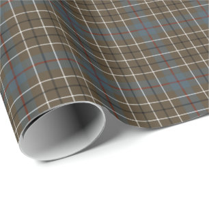 Papier Cadeau Tartan patiné de clan de Duncan