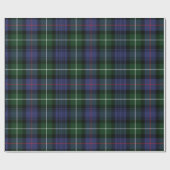 Papier Cadeau Tartan Plaid Clan vert violet Check MacKenzie (Plat)