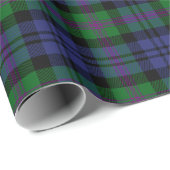 Papier Cadeau Tartan Plaid du clan écossais Baird (Coin rond)
