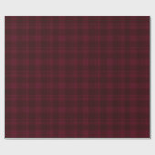 Papier Cadeau Tartan rouge de Cranberry (Plat)