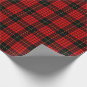 Papier Cadeau Tartan rouge noir (Coin)