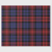 Papier Cadeau Tartan Rustique Plaid Classique (Plat)