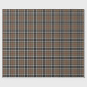 Papier Cadeau Tartan traditionnel de chasse à la Thompson (Plat)