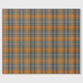Papier Cadeau Tartan tressé hivernal (Plat)