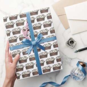 Papier Cadeau Tarte à chocolat à la crème à la tronçonneuse Dess