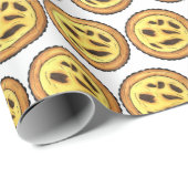 Papier Cadeau Tarte à l'oeuf de garde portugaise Pastel Pastéis  (Coin rond)