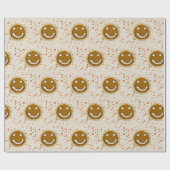 Papier Cadeau Tarte pumpkin de Thanksgiving (Plat)