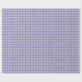 Papier Cadeau Tartines, Pourpre Pâle (Plat)