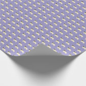 Papier Cadeau Tartines, Pourpre Pâle (Coin)