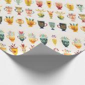 Papier Cadeau Tasses à café (Coin)