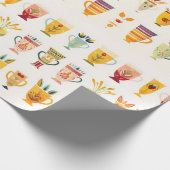 Papier Cadeau Tasses à café (Coin)