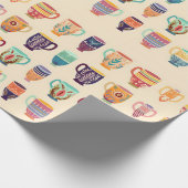 Papier Cadeau Tasses à café (Coin)