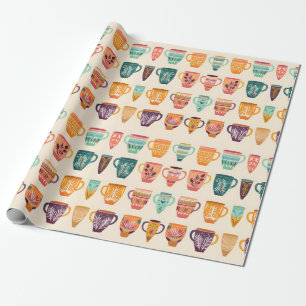 Papier Cadeau Tasses à café