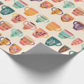 Papier Cadeau Tasses à café (Coin)