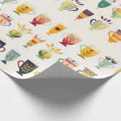Papier Cadeau Tasses à café (Coin)