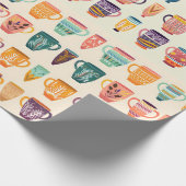Papier Cadeau Tasses à café (Coin)
