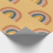 Papier Cadeau Tatouages simples à fleurs (Coin)