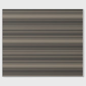 Papier Cadeau Taupe bandes (Plat)