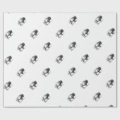 Papier Cadeau taureau costaud de buffle (Plat)