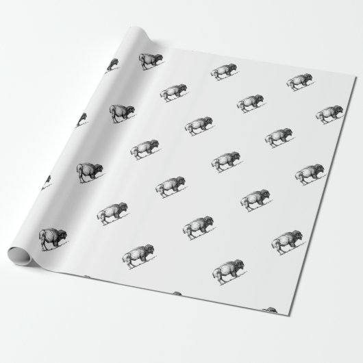 Papier Cadeau taureau costaud de buffle (Déroulé)