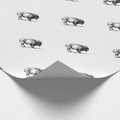 Papier Cadeau taureau costaud de buffle (Coin)