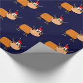 Papier Cadeau Taureau drôle dans la conception de Noël de (Coin)