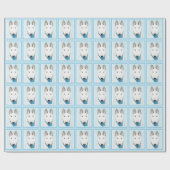 Papier Cadeau Taureau Terrier - Cute Original Chien Art (Plat)