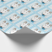 Papier Cadeau Taureau Terrier - Cute Original Chien Art (Coin)