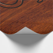 Papier Cadeau Taurus Zodiac Connexion en style acajou (Coin)