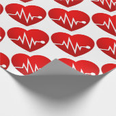 Papier Cadeau Taux de battement cardiaque (Coin)