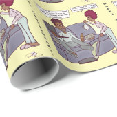 Papier Cadeau Taux de divorce (Coin rond)