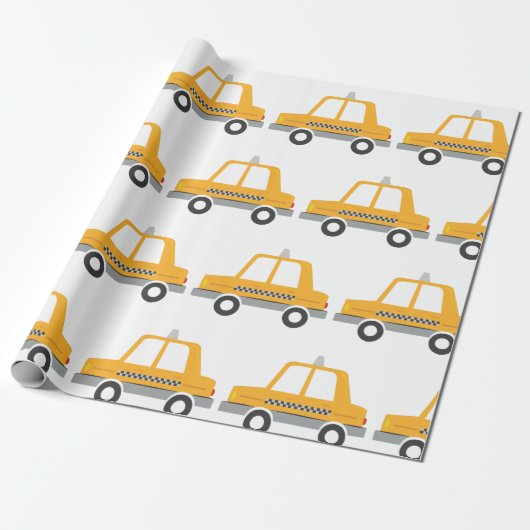 Papier Cadeau Taxi (Déroulé)