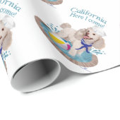 Papier Cadeau Tchiens Californien (Coin rond)