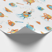 Papier Cadeau Tea-party. (Coin)