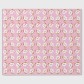 Papier Cadeau Tea Party Baby shower Teapot Spring Floral (Plat)