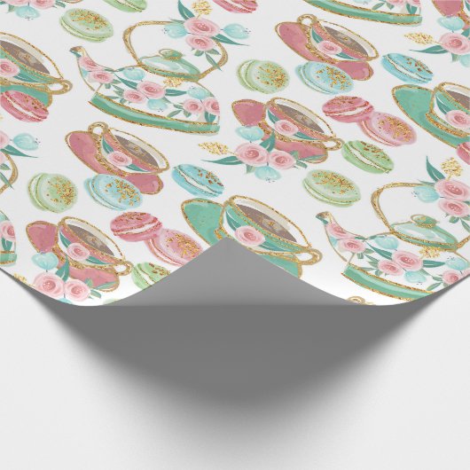 Papier Cadeau Tea Time Motif (Coin)