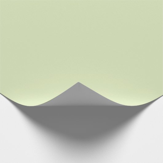 Papier Cadeau Tea vert Solide couleur blanche (Coin)