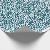 Papier Cadeau Teal Organic Spotted Pattern Wrapping Paper – Mini (Coin)