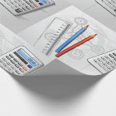 Papier Cadeau Technical Drawing Office Supplies (Coin)