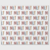 Papier Cadeau Technicien de laboratoire Médicale MLT Technique d (Plat)