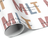 Papier Cadeau Technicien de laboratoire Médicale MLT Technique d (Coin rond)