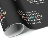Papier Cadeau Technicien en pharmacie Awesome Technologie en pha (Coin rond)